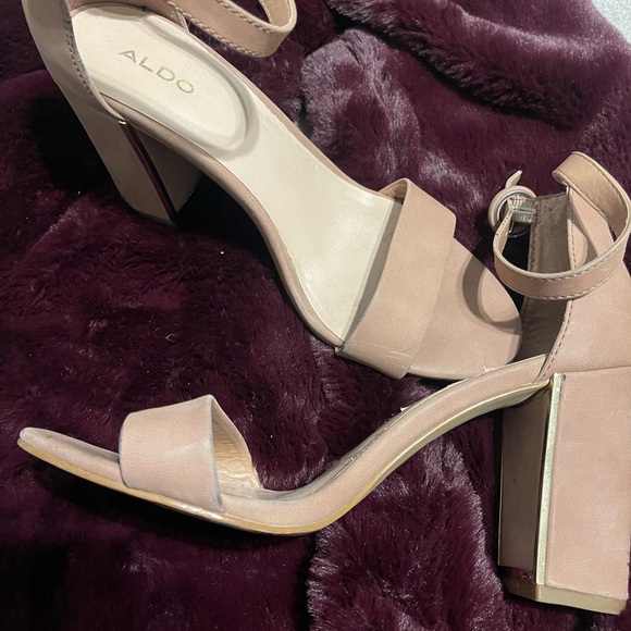 Aldo Tan Strappy Heeled Sandals - Picture 2 of 4